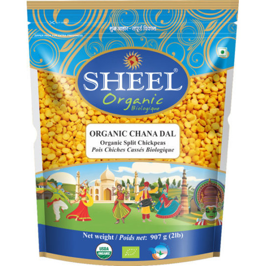 Organic Split Gram / Chana Dal - 2 lbs