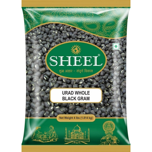 Urad Whole / Black Gram - 4 lbs