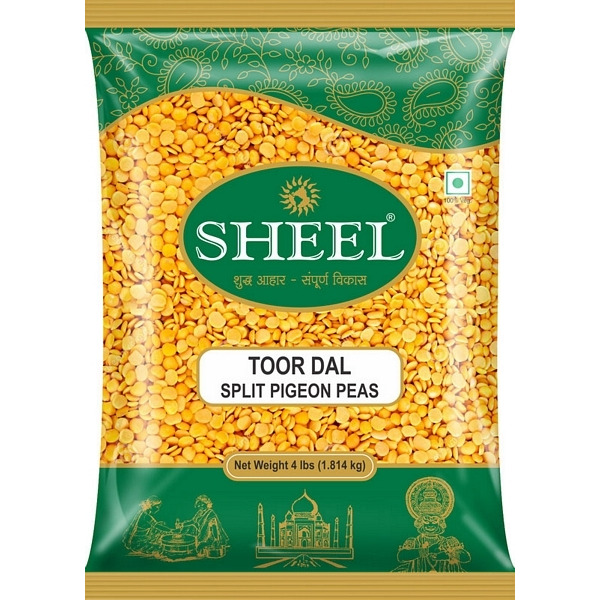 Split Pigeon Peas / Toor Dal - 4 lbs