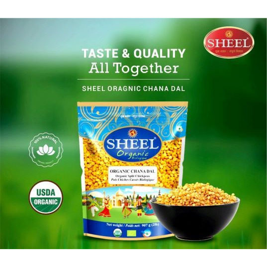 Organic Split Gram / Chana Dal - 2 lbs
