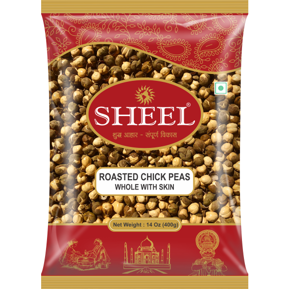 Roasted Chana With Skin - 14 Oz.
