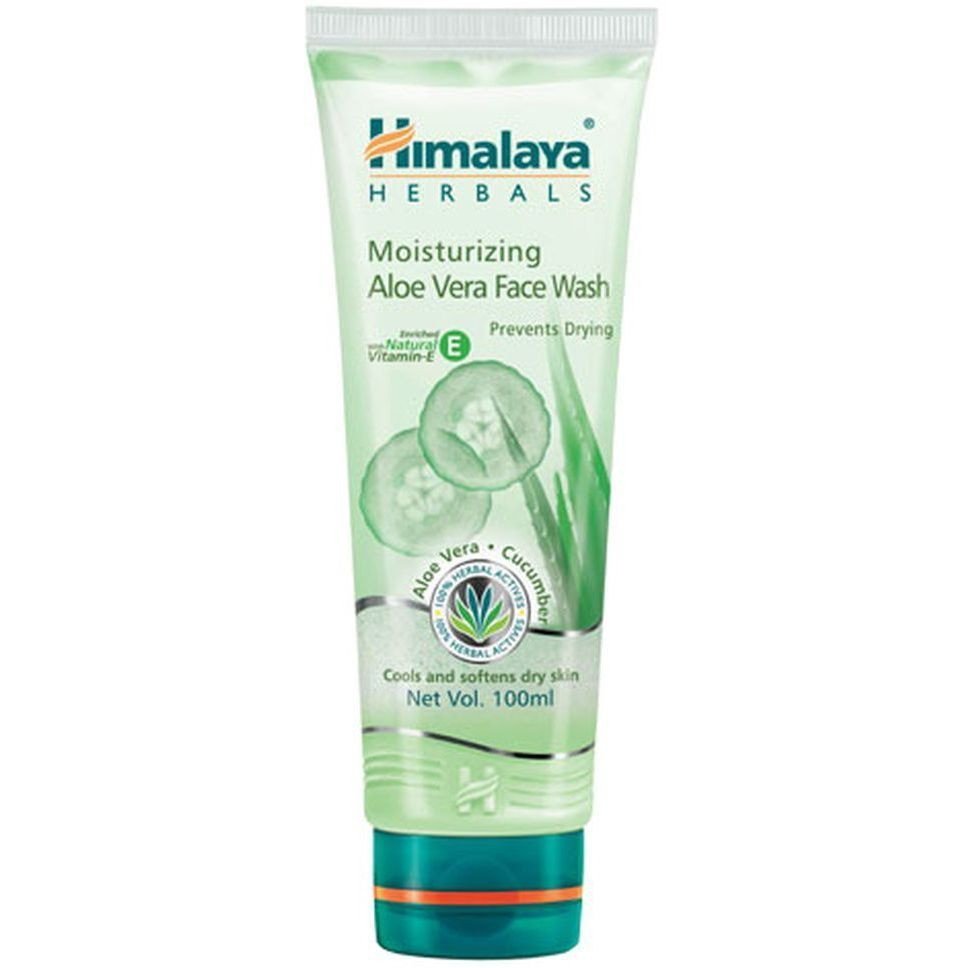 Himalaya Herbals Moisturizing Aloe Vera Face Wash Relief For Dry Skin 100ml -