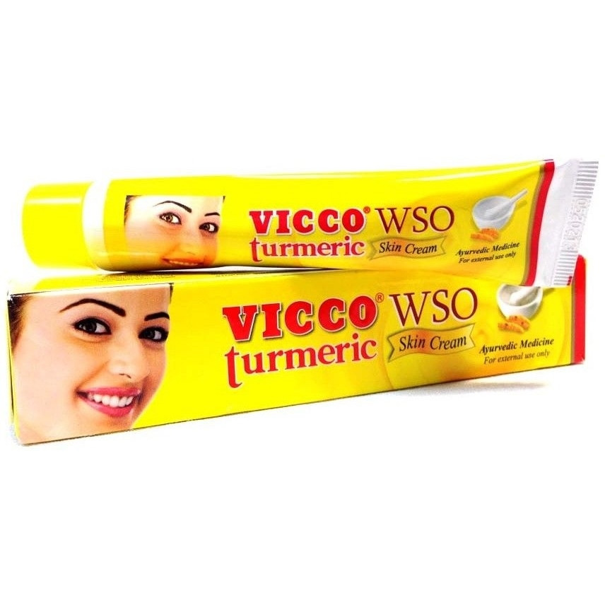 Vicco Turmeric Ayurveda Cream Wso Skin Glow Fairness For Acne Pimples Boils -