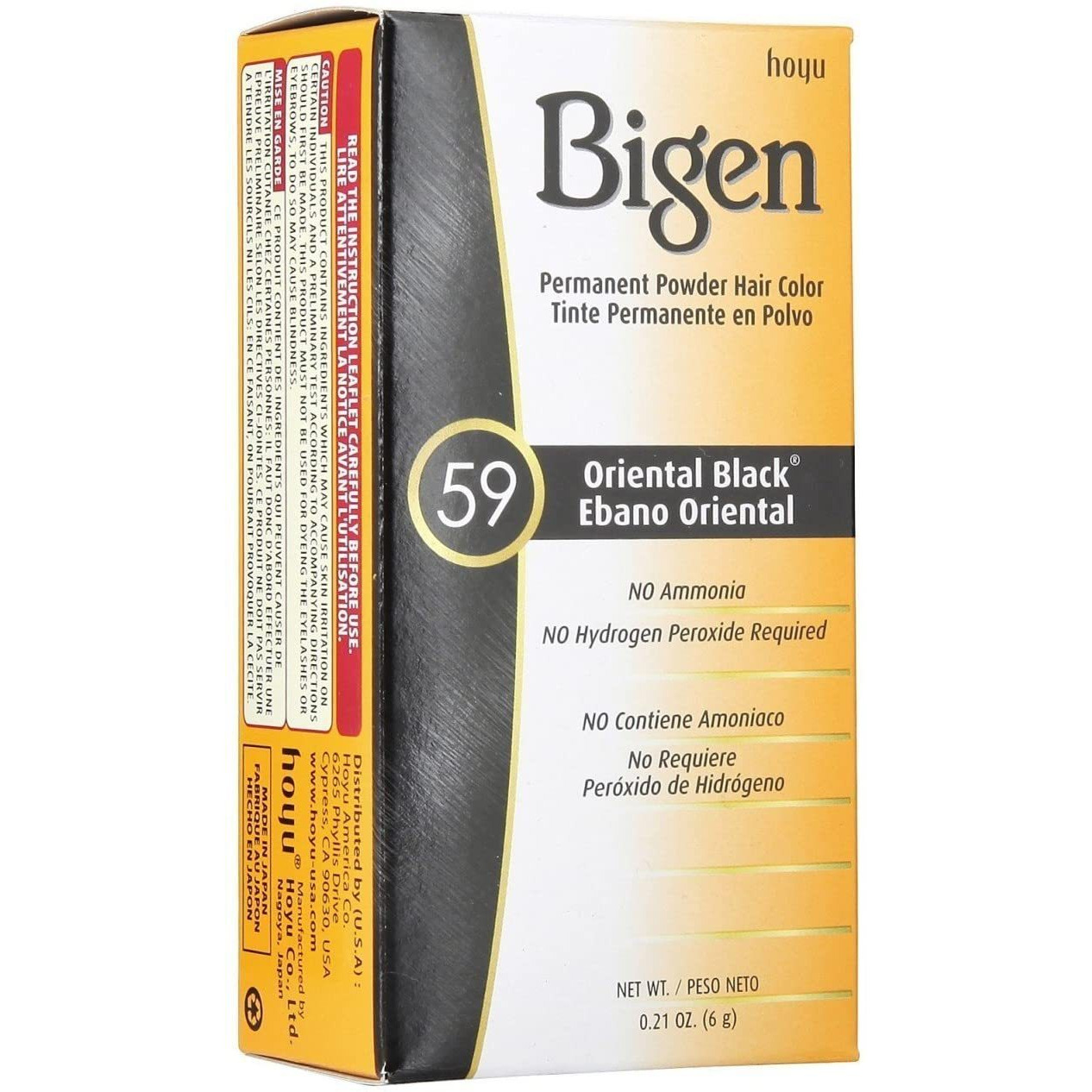 Bigen Powder Hair Color (Oriental Black N10, 6g )