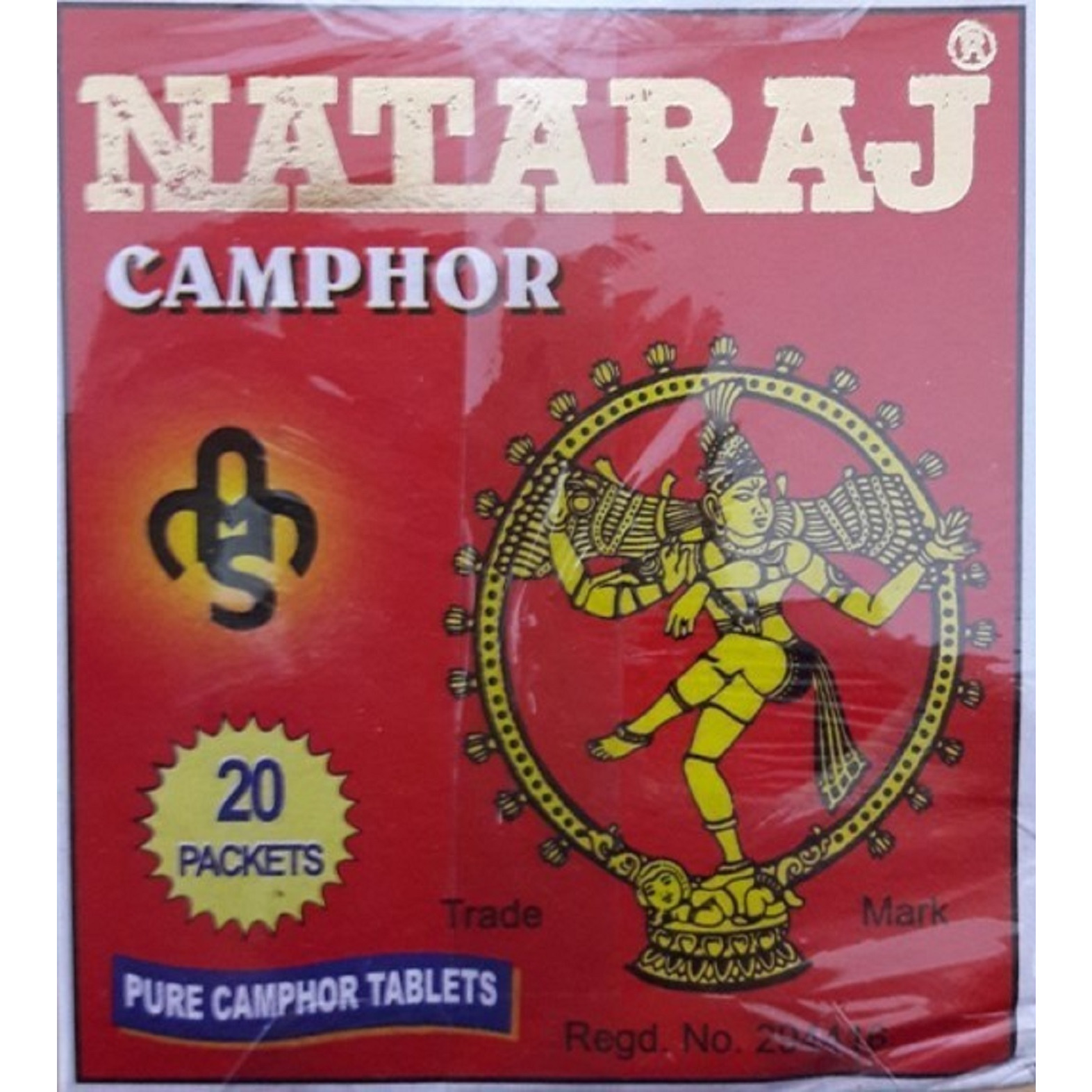 Camphor Blocks 20 Packs Herb Kapur Kapoor 100% Geniune Crystals Camphor Tablets By Natraj