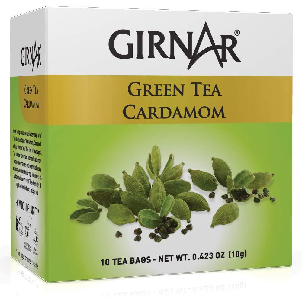 Girnar Green Tea With Cardamom