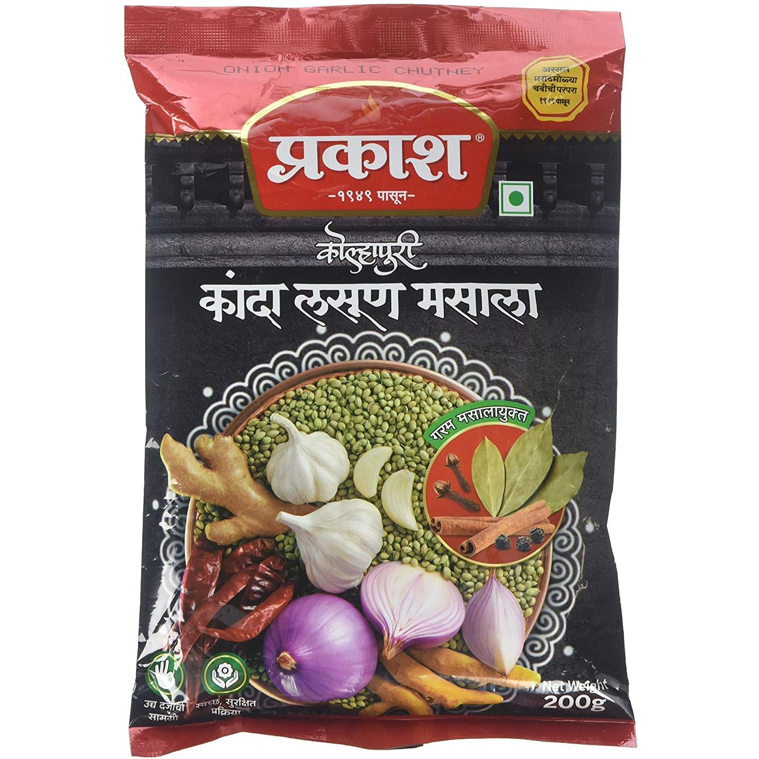 Prakash, Onion Garlic Masala, 200 Grams