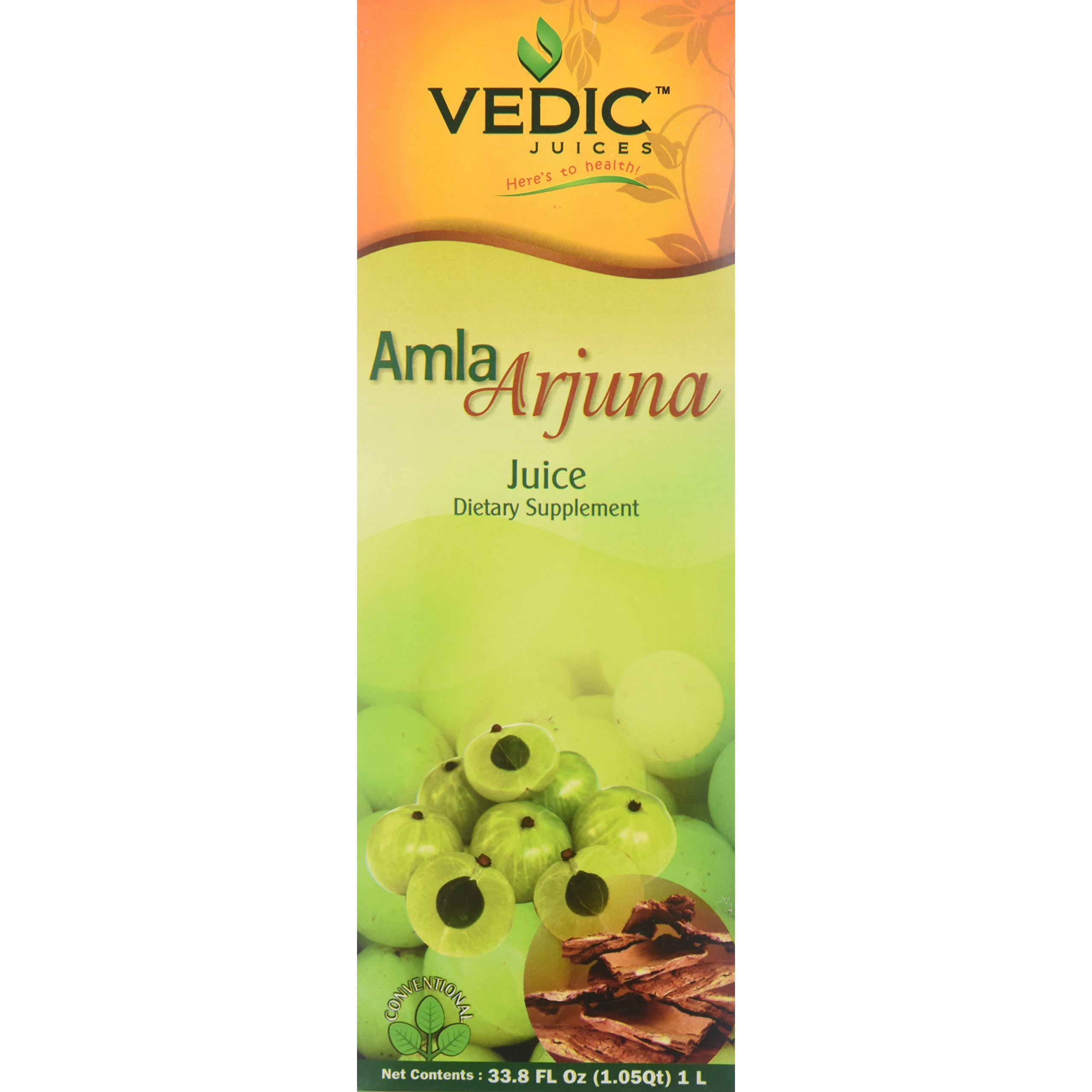 Vedic Amla Arjuna Juice | Healthy Heart Support 1L