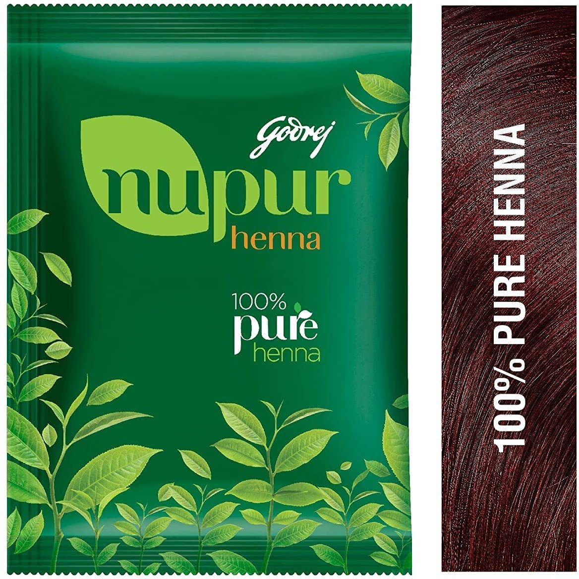 Godrej Nupur Mehendi Powder 9 Herbs Blend, 120-gram (1 Pack)