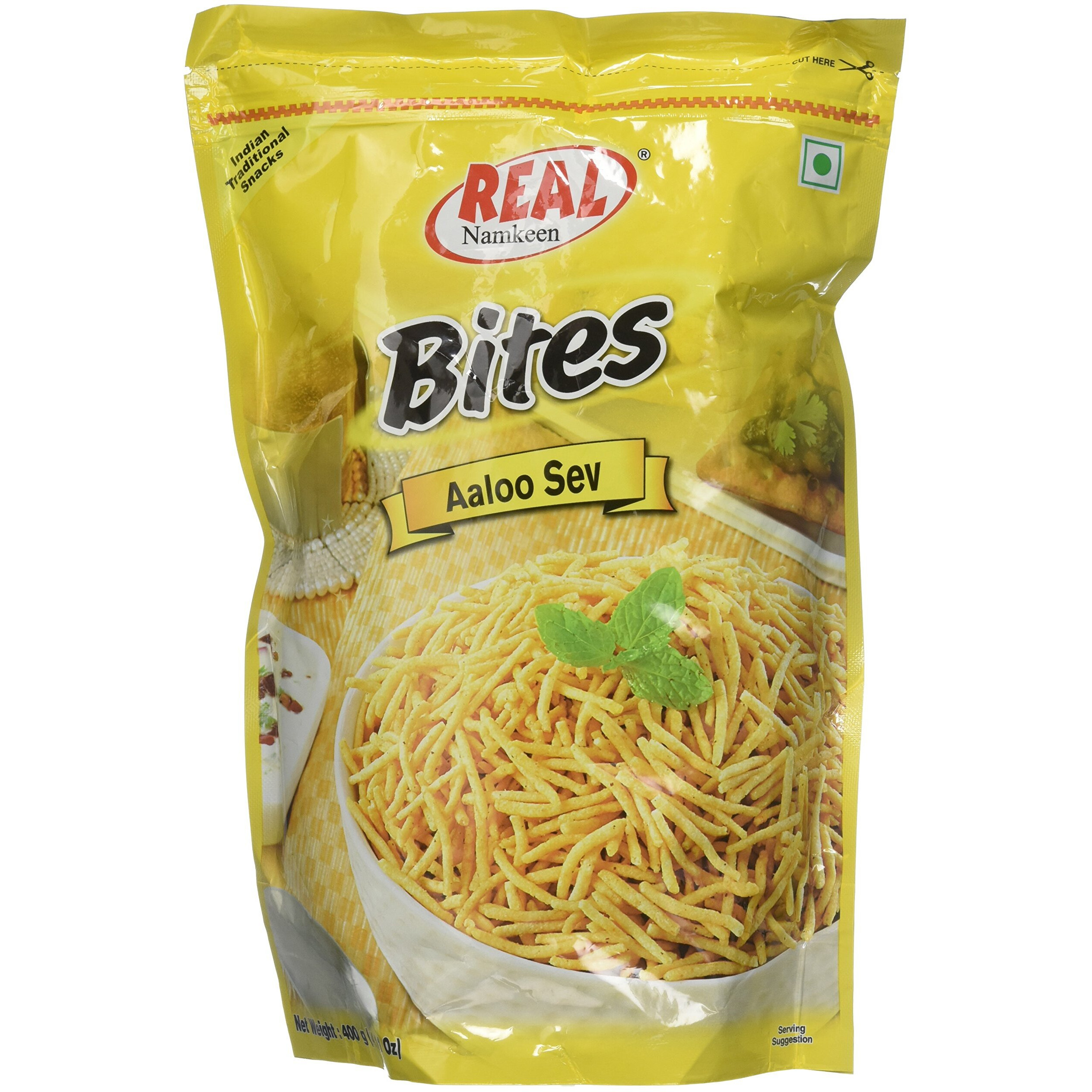 Real Namkeen, Aaloo Sev, 400 Grams(gm)