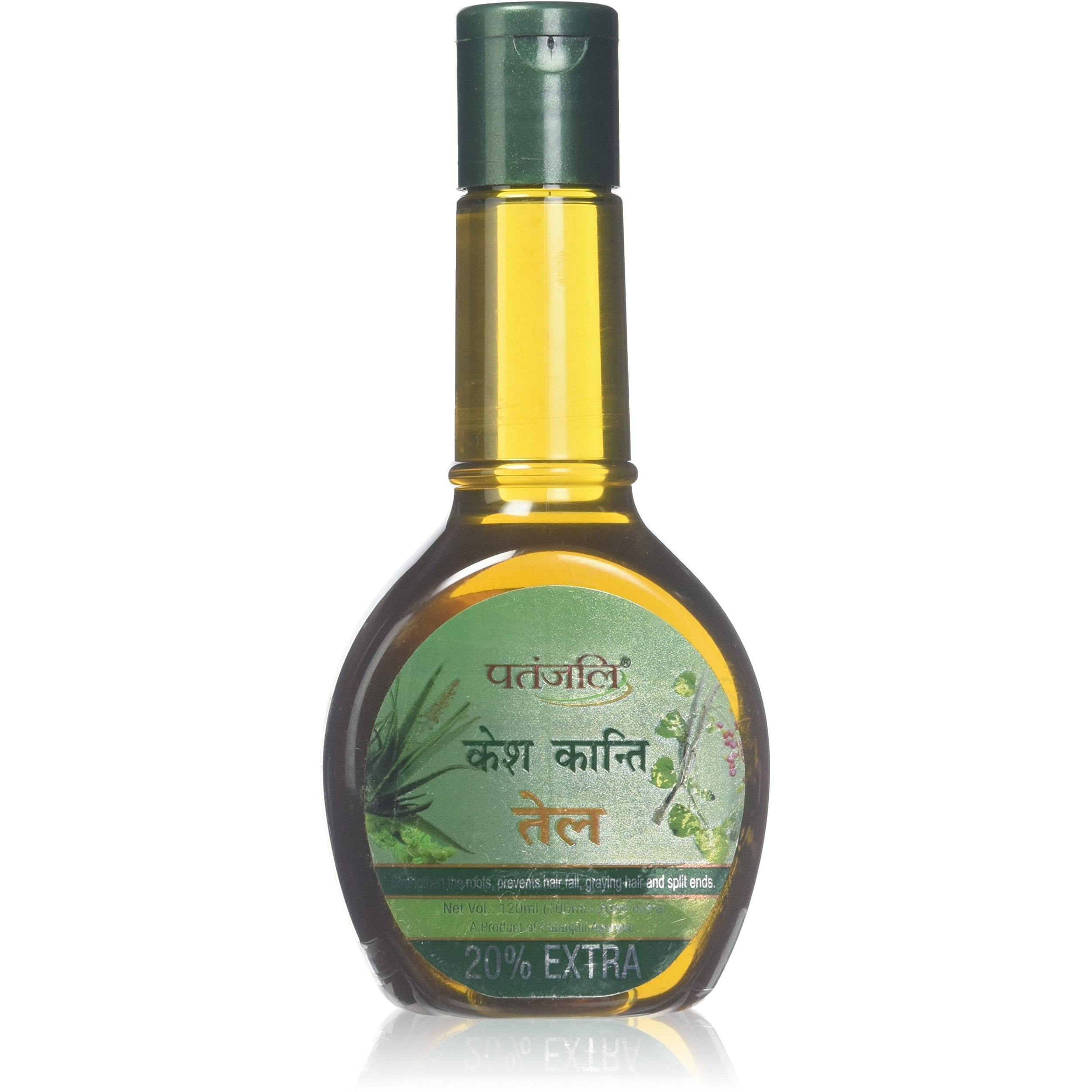 Patanjali Divya Kesh Kanti Hair Oil for Strong Hair Split Ends Grey Hair and Hairloss 100ml