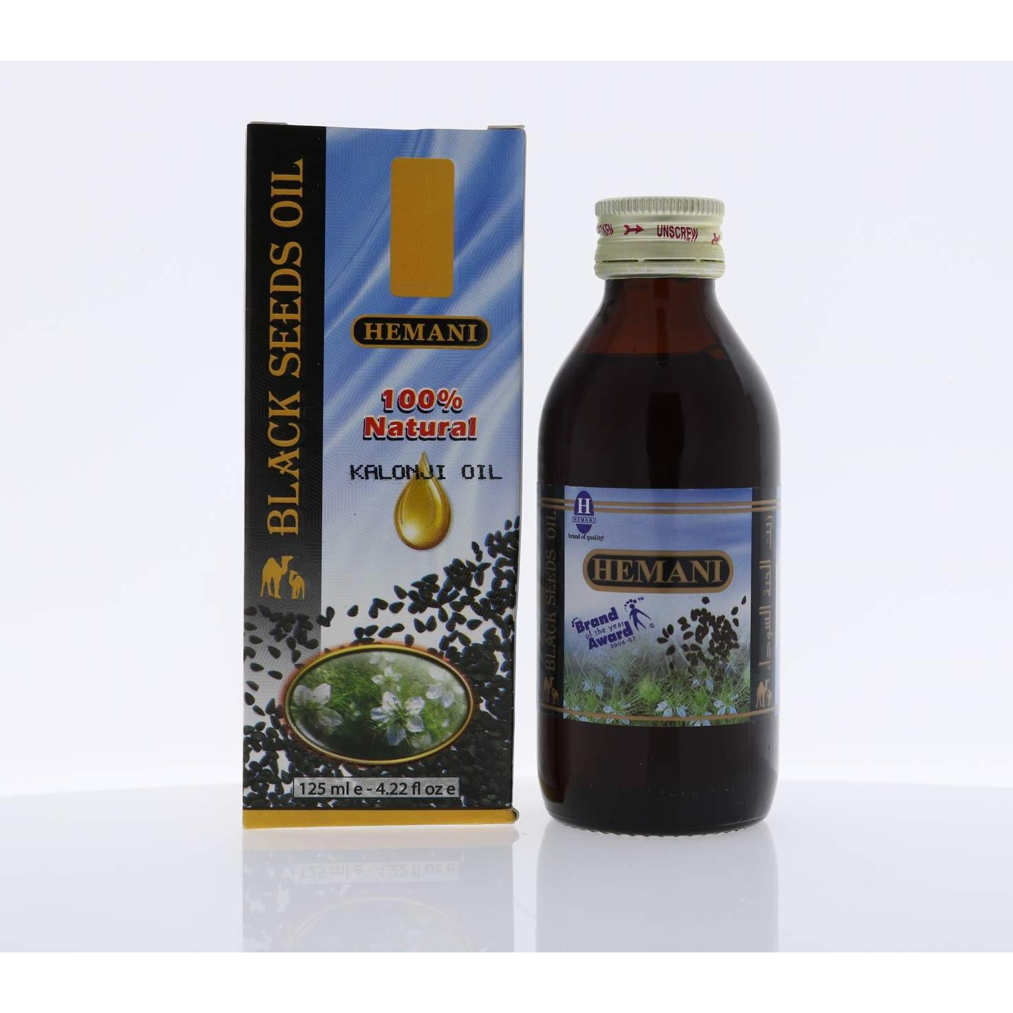 Black Seed Oil 125 ML - 4 FL OZ - First Cold Pressed - Alcohol Free - Solvent Free - IMMUNITY BOOSTER - Black Cumin Seed Oil from 100% HALAL Genuine Nigella Sativa