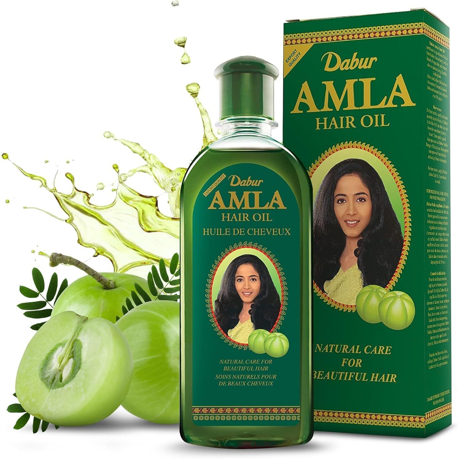 Dabur Amla Hair oil - Natural Care for Beautiful Hair, 200ml (7 oz.)