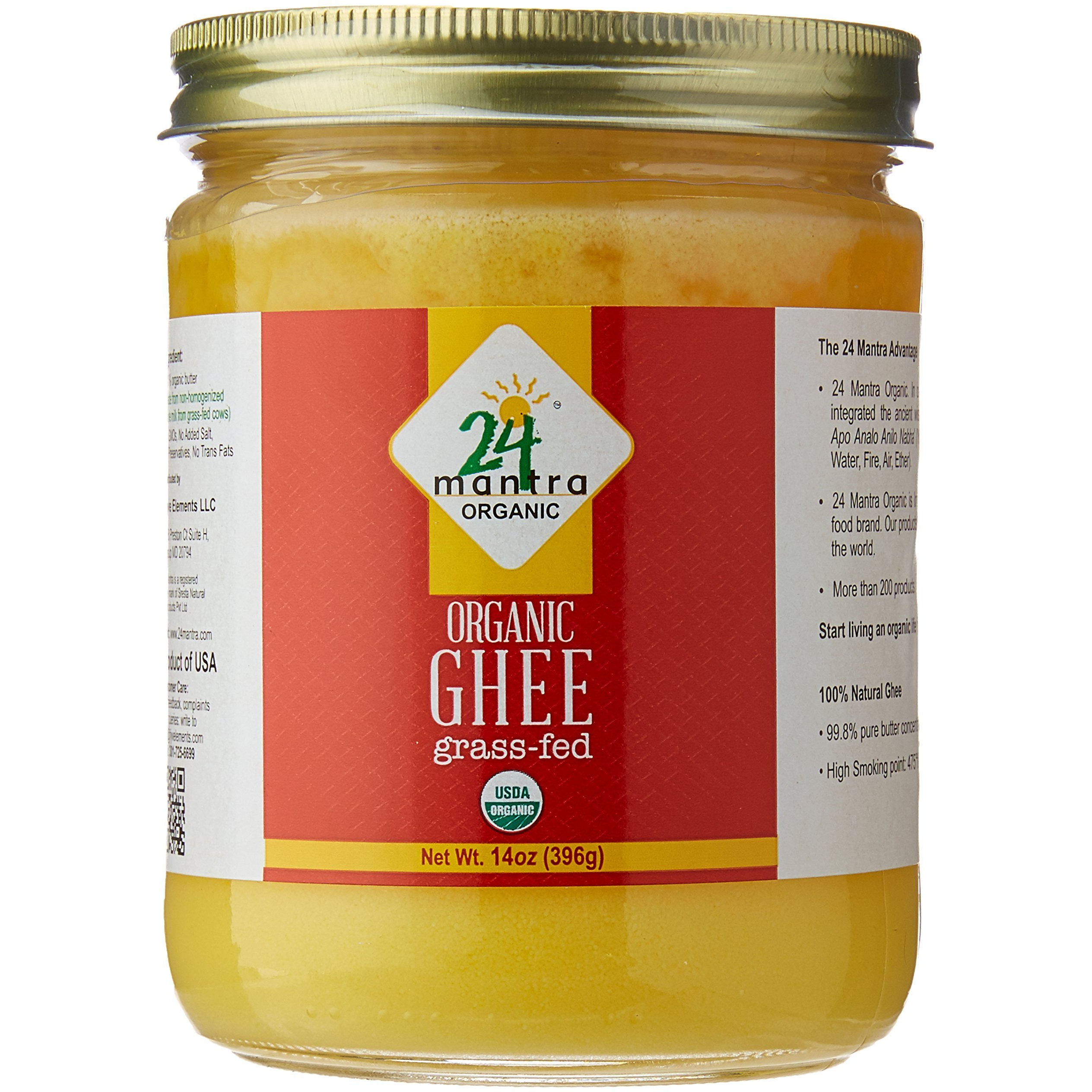 24 Mantra Organic Ghee 14 oz