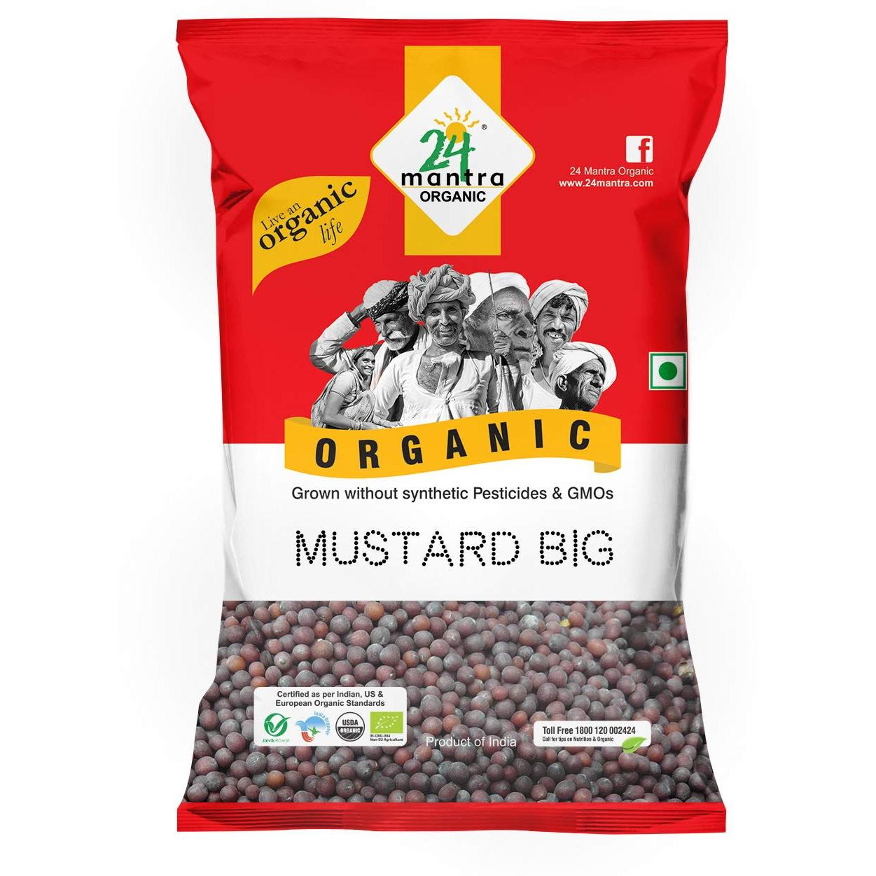 24 Mantra Organic Mustard Big 7 Oz