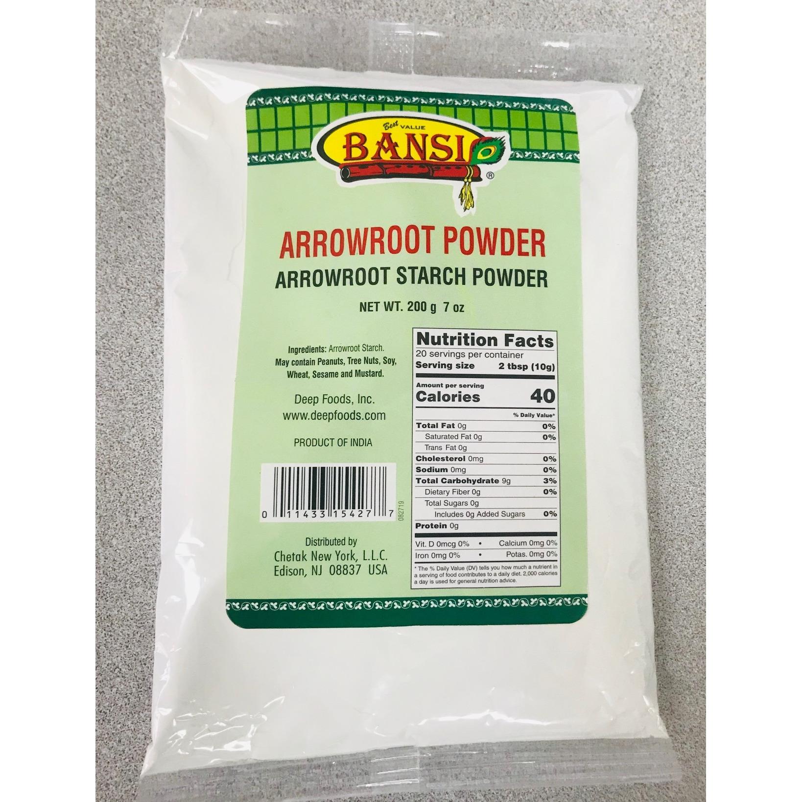 Bansi Arrowroot Powder 200 gms