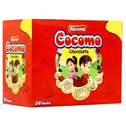 Bisconni COCOMO Chocolate Creme Filled Cookies 24PK (1 Lb 3.4oz Total)