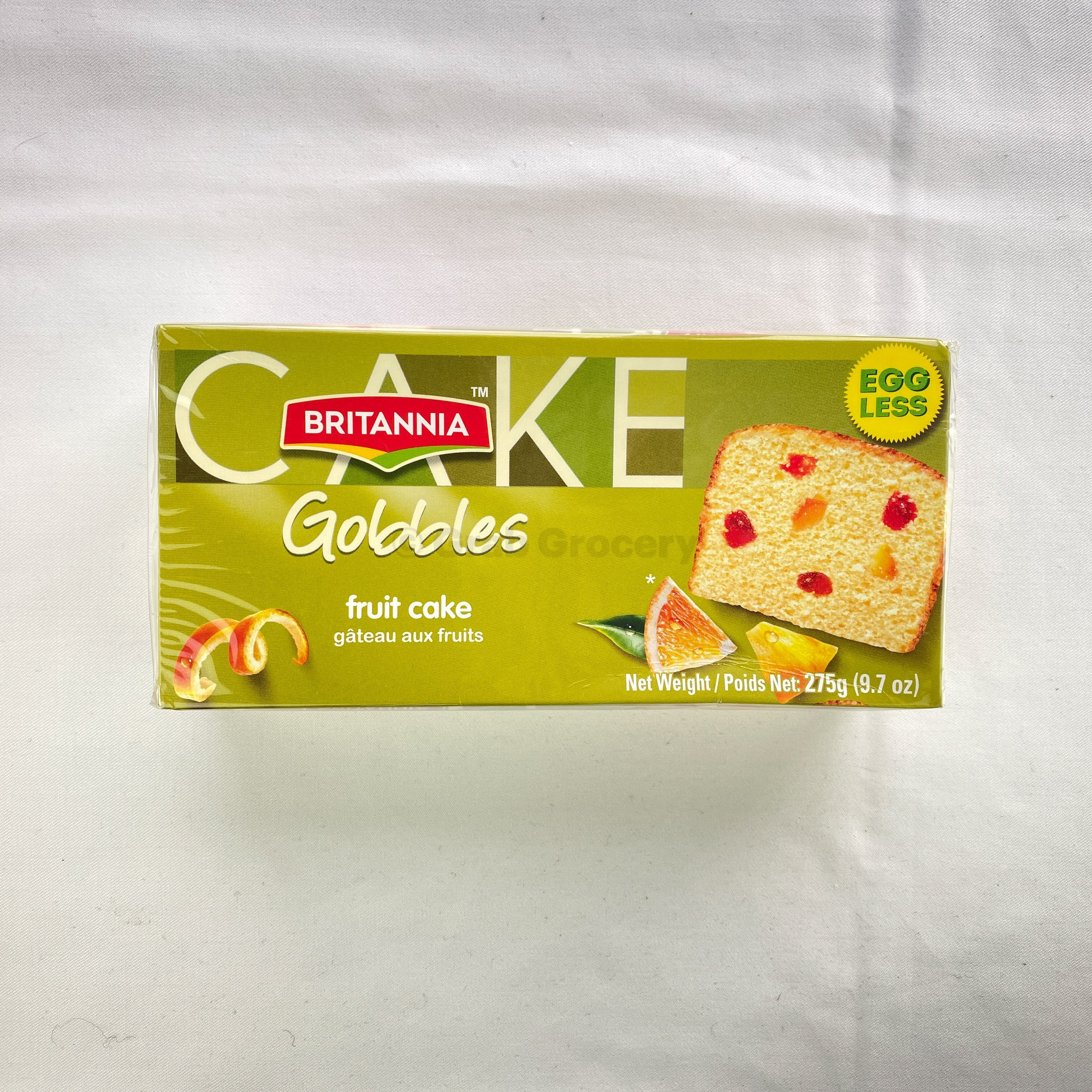 Britannia Gobbles Fruit Cake-EGGLESS 250 gms