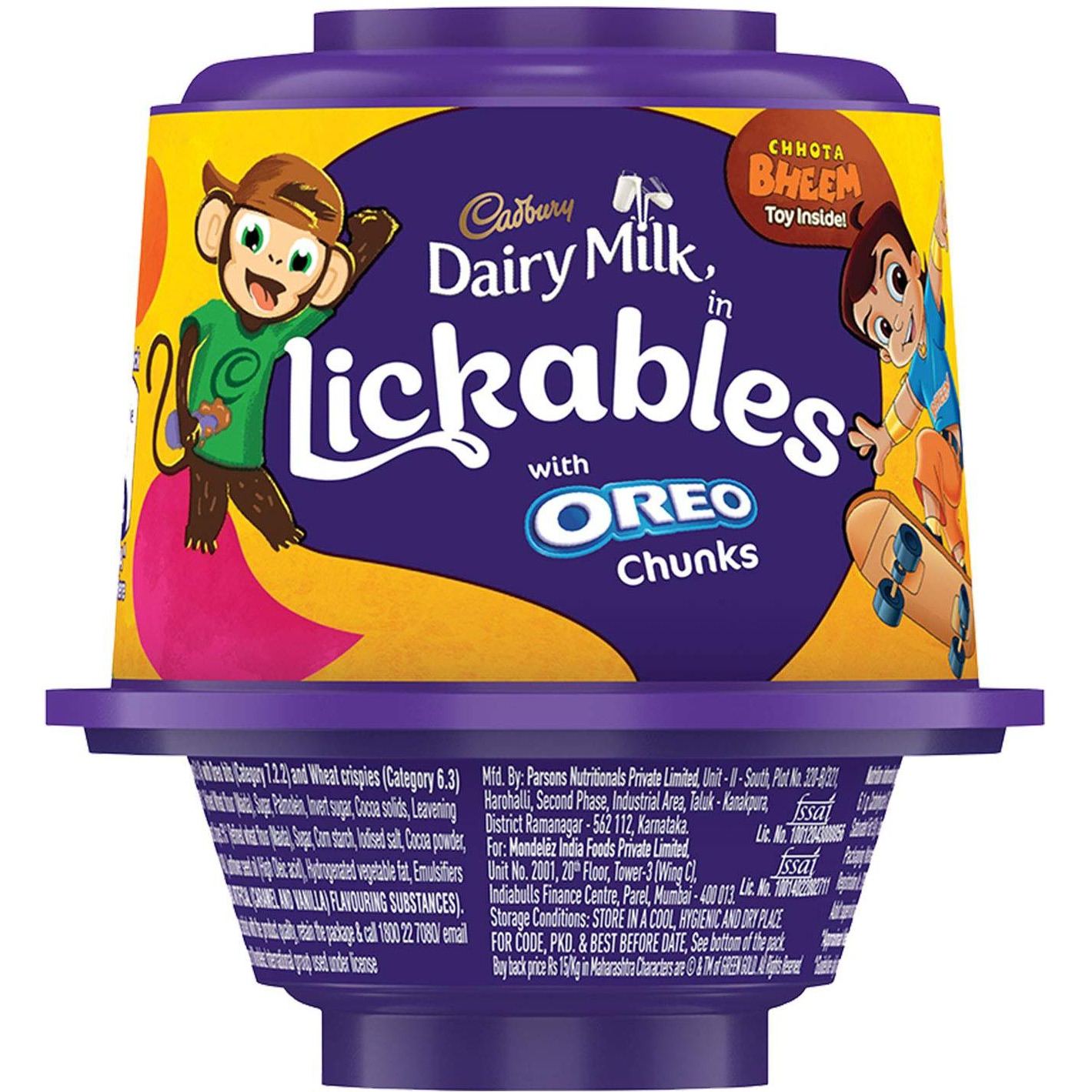 Cadbury Dairymilk Lickables With Oreo 20gm x 12