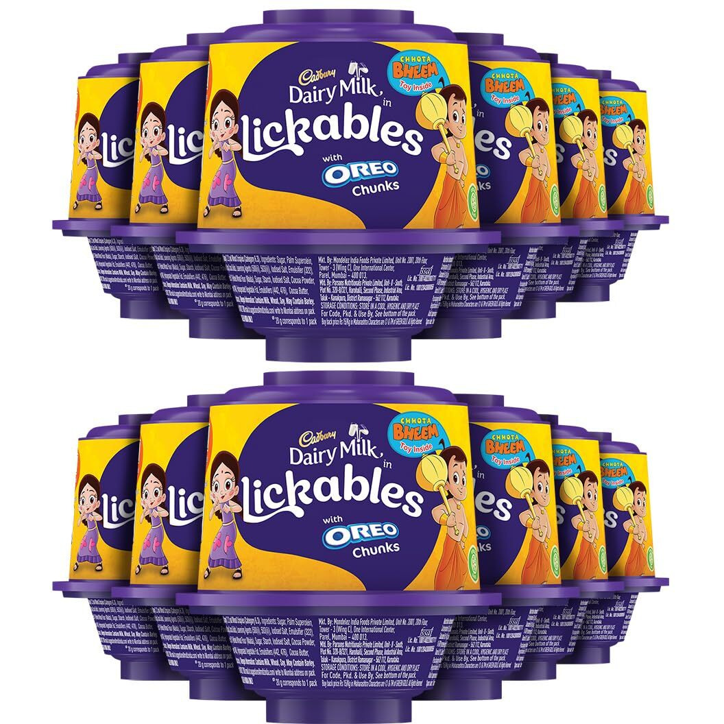 Cadbury Dairymilk Lickables With Oreo 20gm x 12