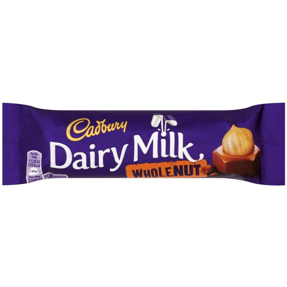 Cadbury Whole Nut 45gm x 48