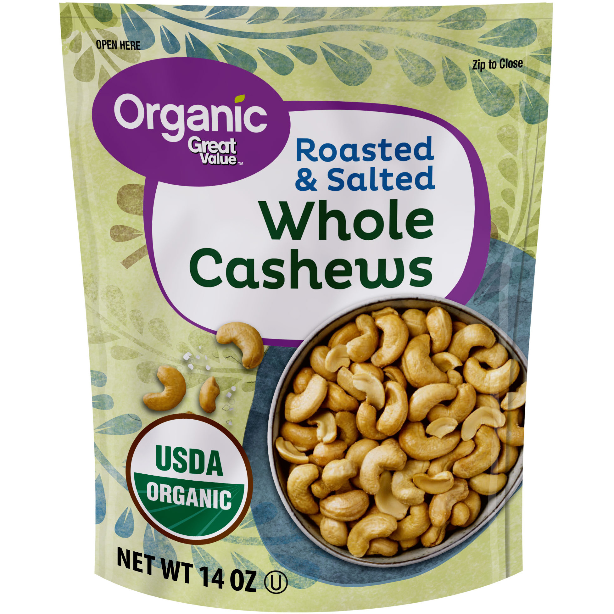 Cashews Salted Roasted 14 oz