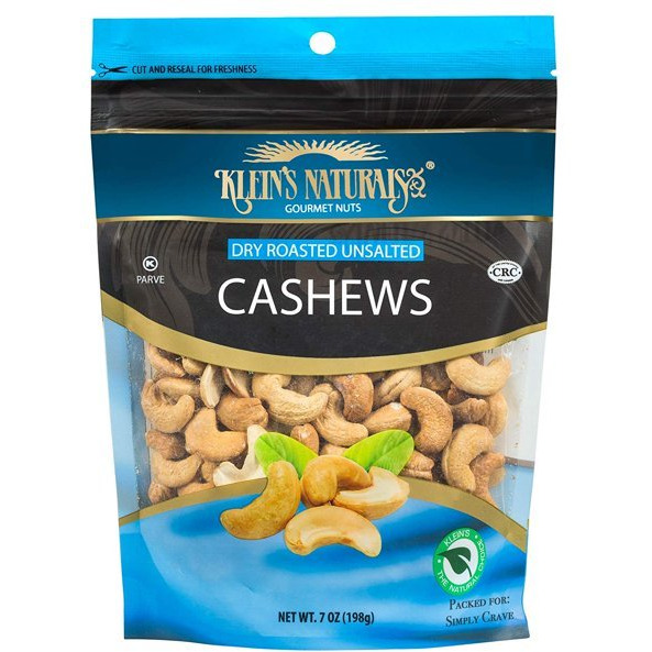Cashews Unsalted Roasted 7 oz
