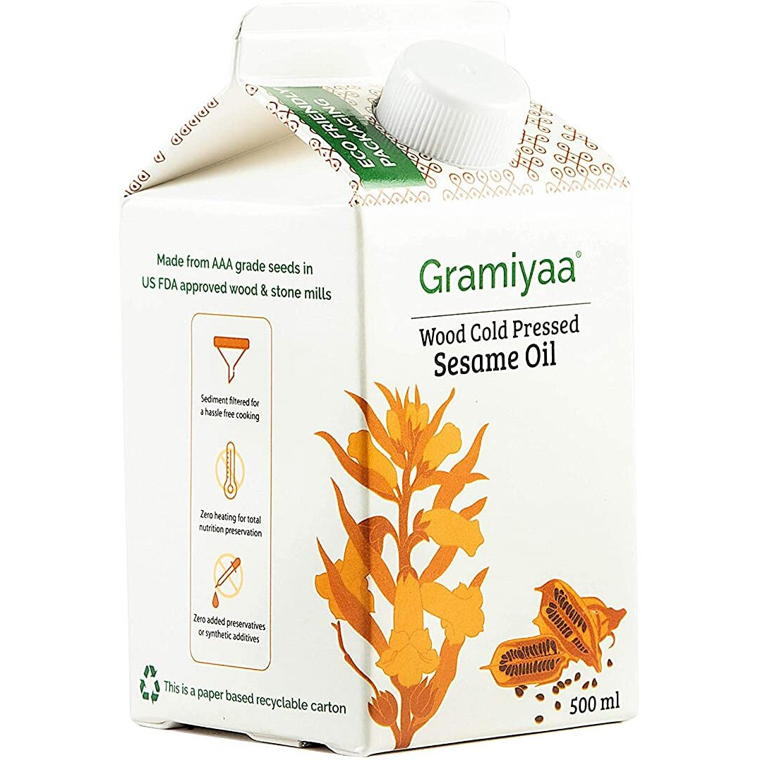 Gramiyaa Wood Cold Pressed Sesame Oil 500 ml