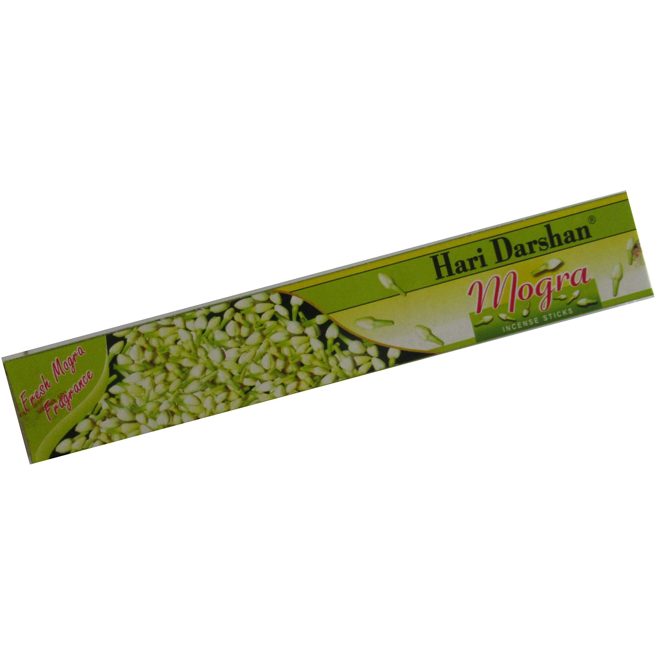 Hari Darshan Fresh Mogra (Jasmine) Incense Sticks x 12