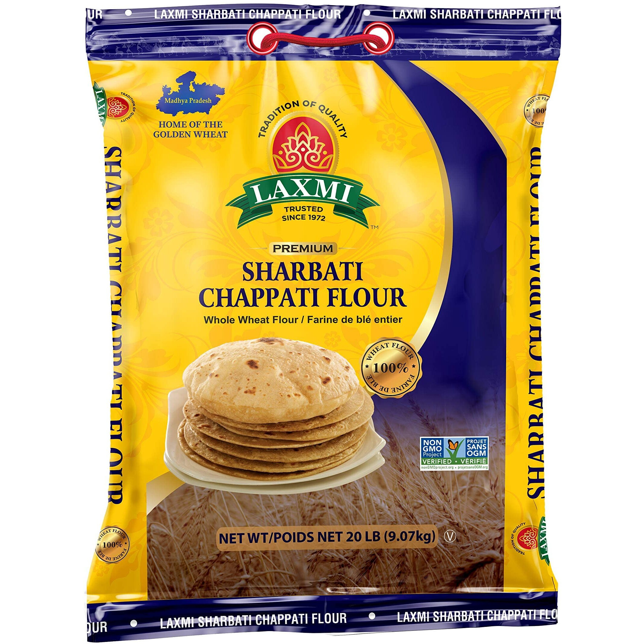 Laxmi Sharbati Chapati Flour 20 lbs