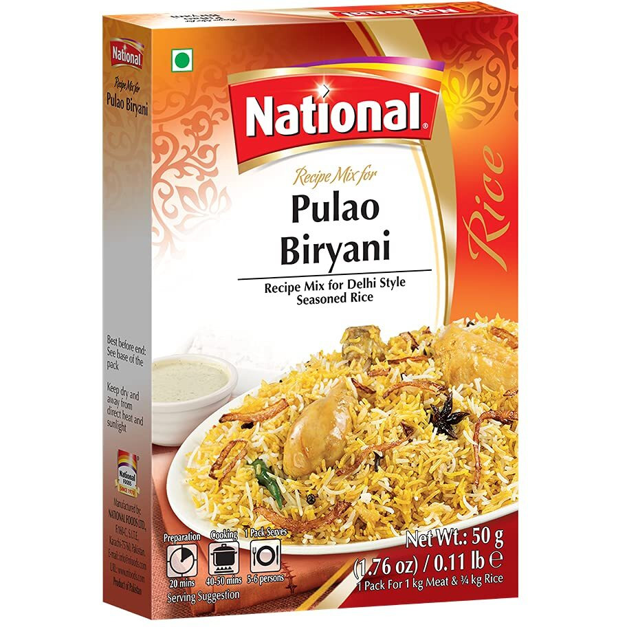 National Pulao Biryani Masala 50 gms