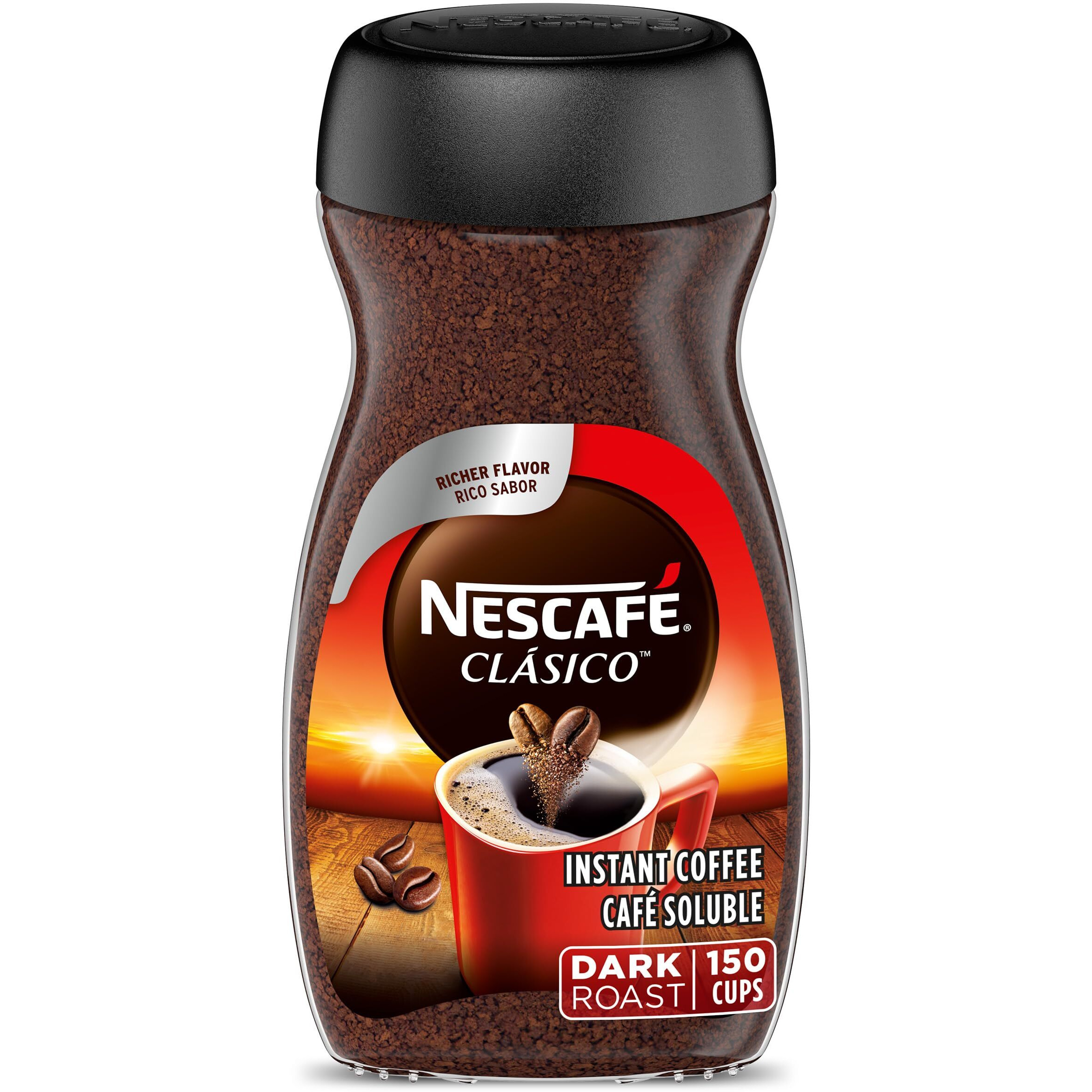 Nescaf Classico Dark Roast Instant Coffee 10.5 Oz