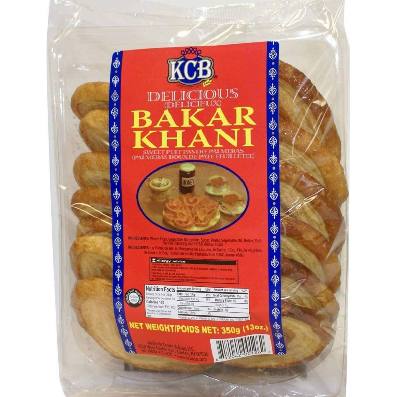 Kcb Bakar Khani Puff Pastry Sweet 10 Oz