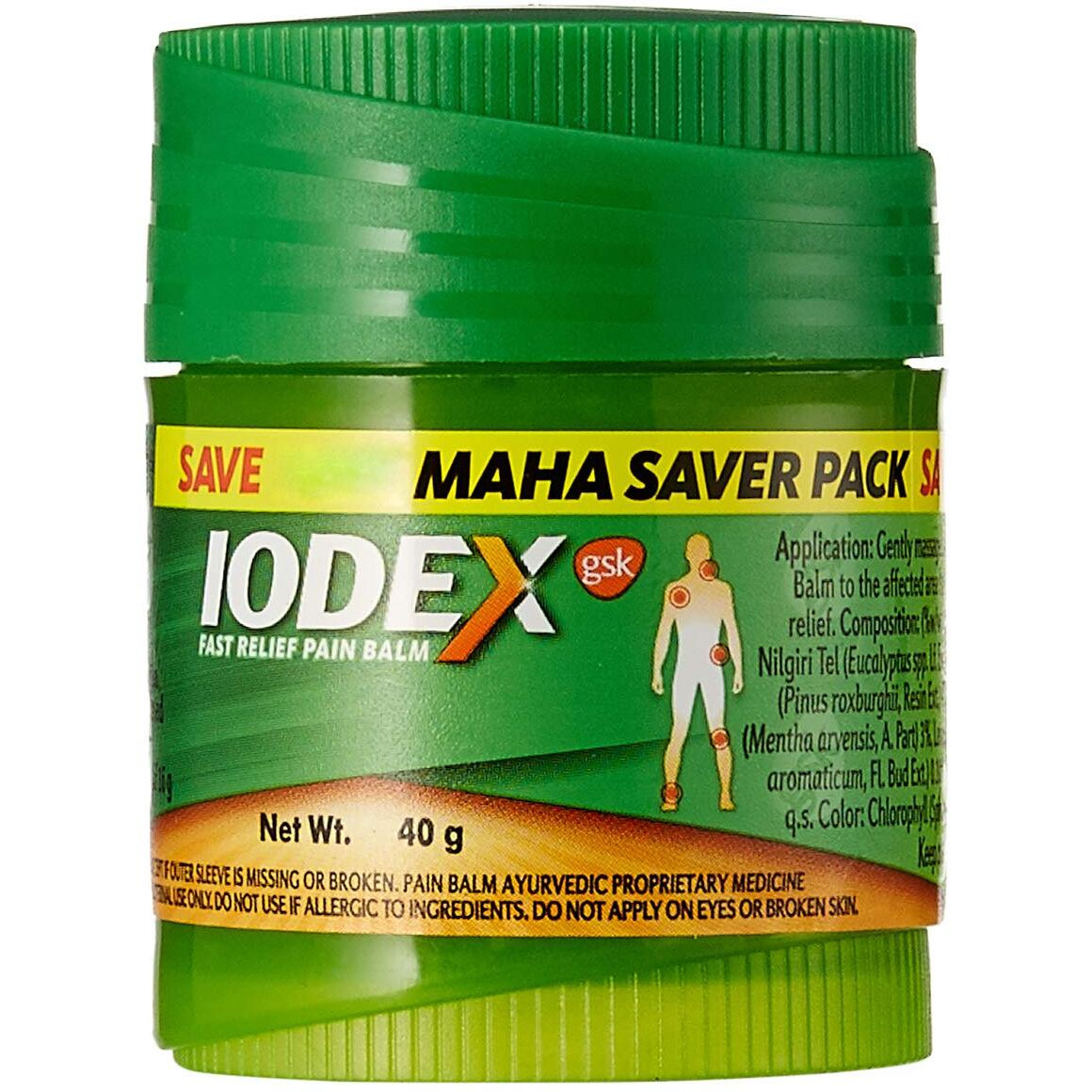 Iodex Fast Relief Pain Balm 40 gms