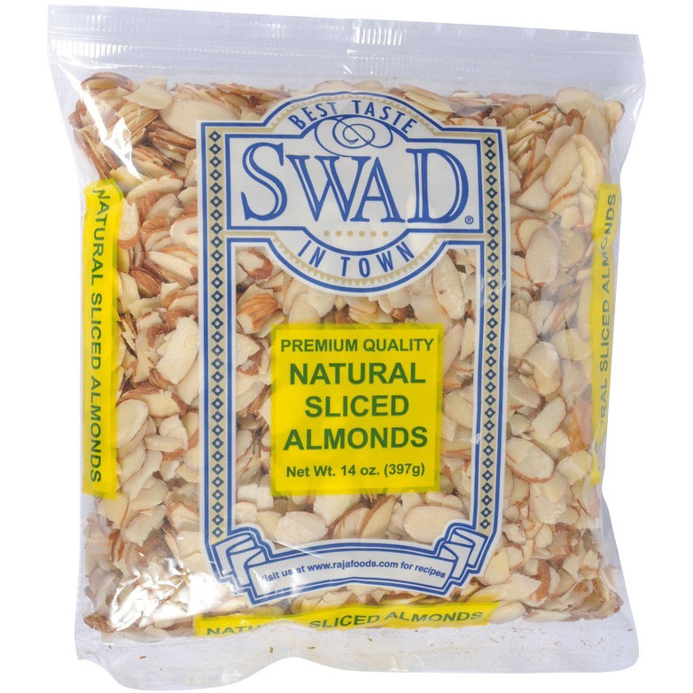 Swad Almonds Natural Sliced 14 Oz