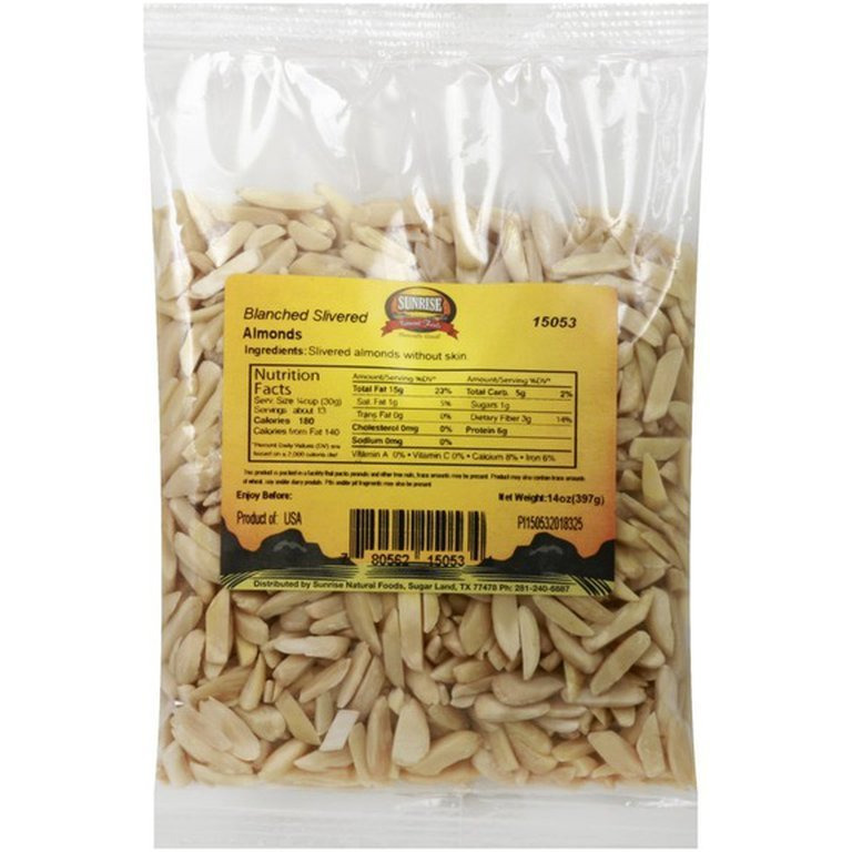 SUNRISE Blanched Whole Almonds - 397 gms