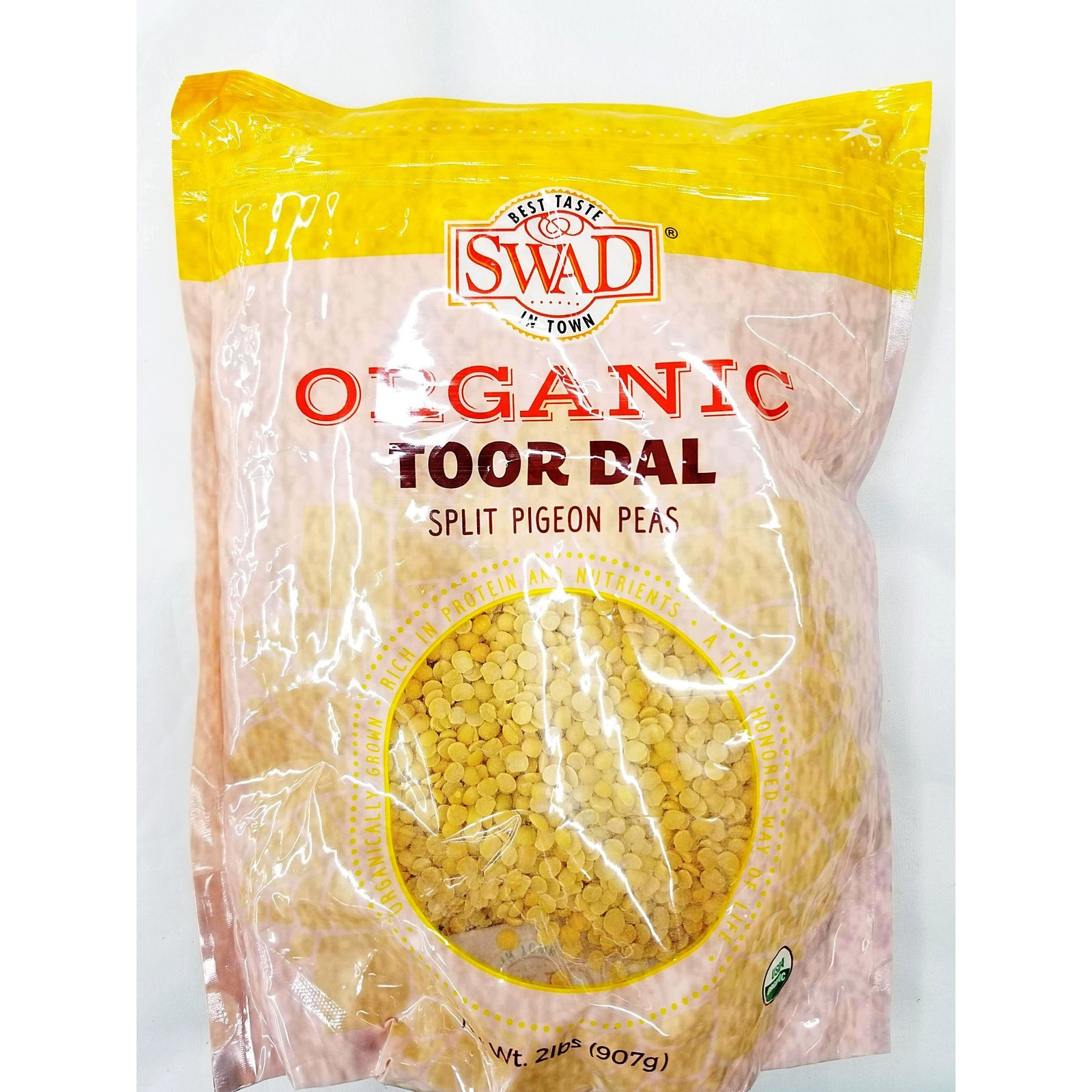 Swad Organic Toor Dal 2 lbs