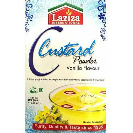 Laziza Custard Powder- Vanilla Flavor 300 gms