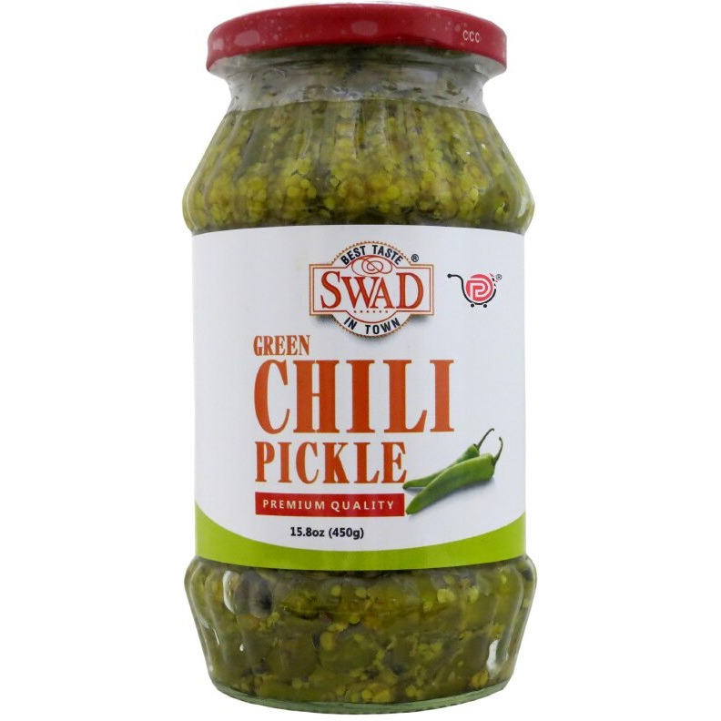 Swad Green Chilli Pickle 450 gms