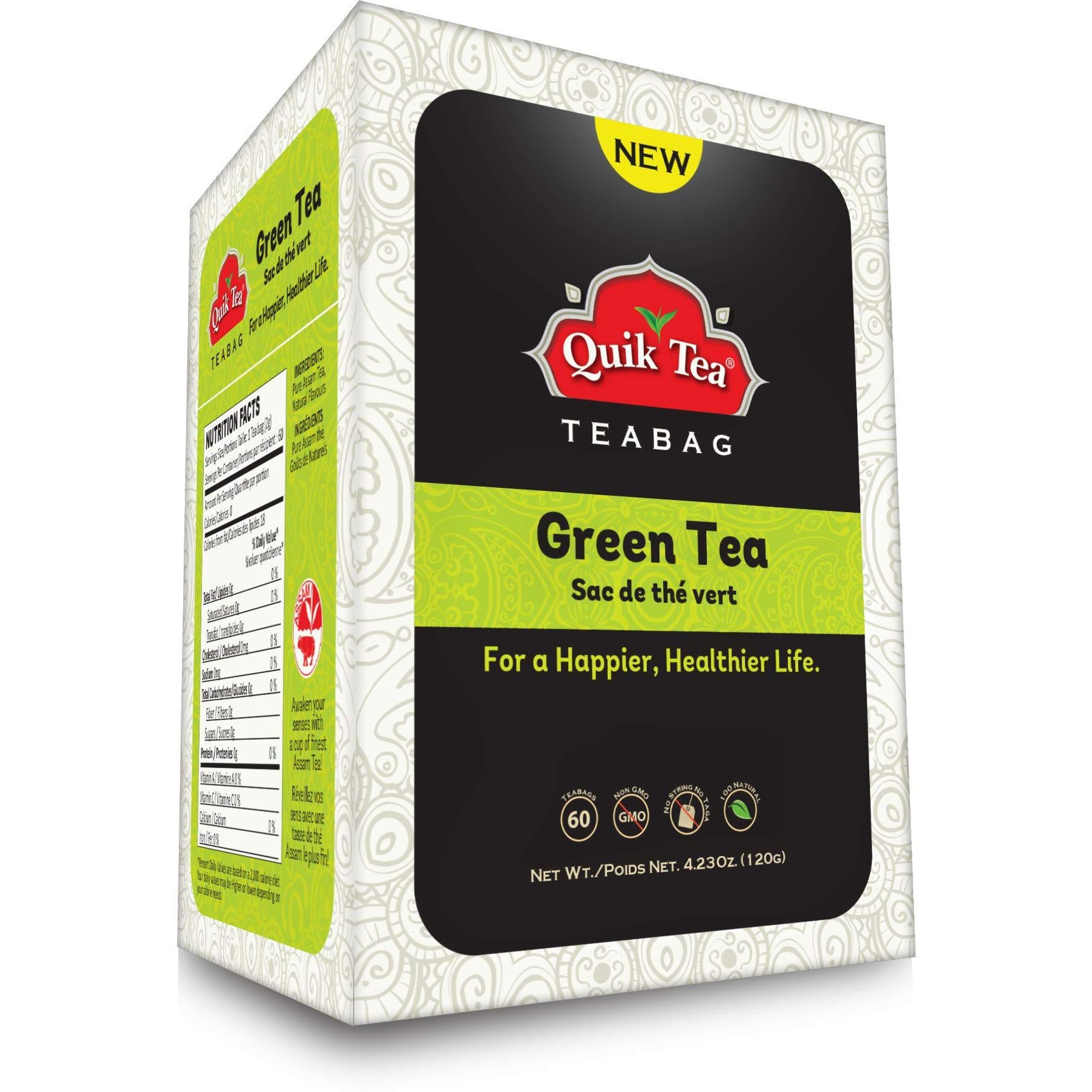 Quik Tea Green Tea 72 bags