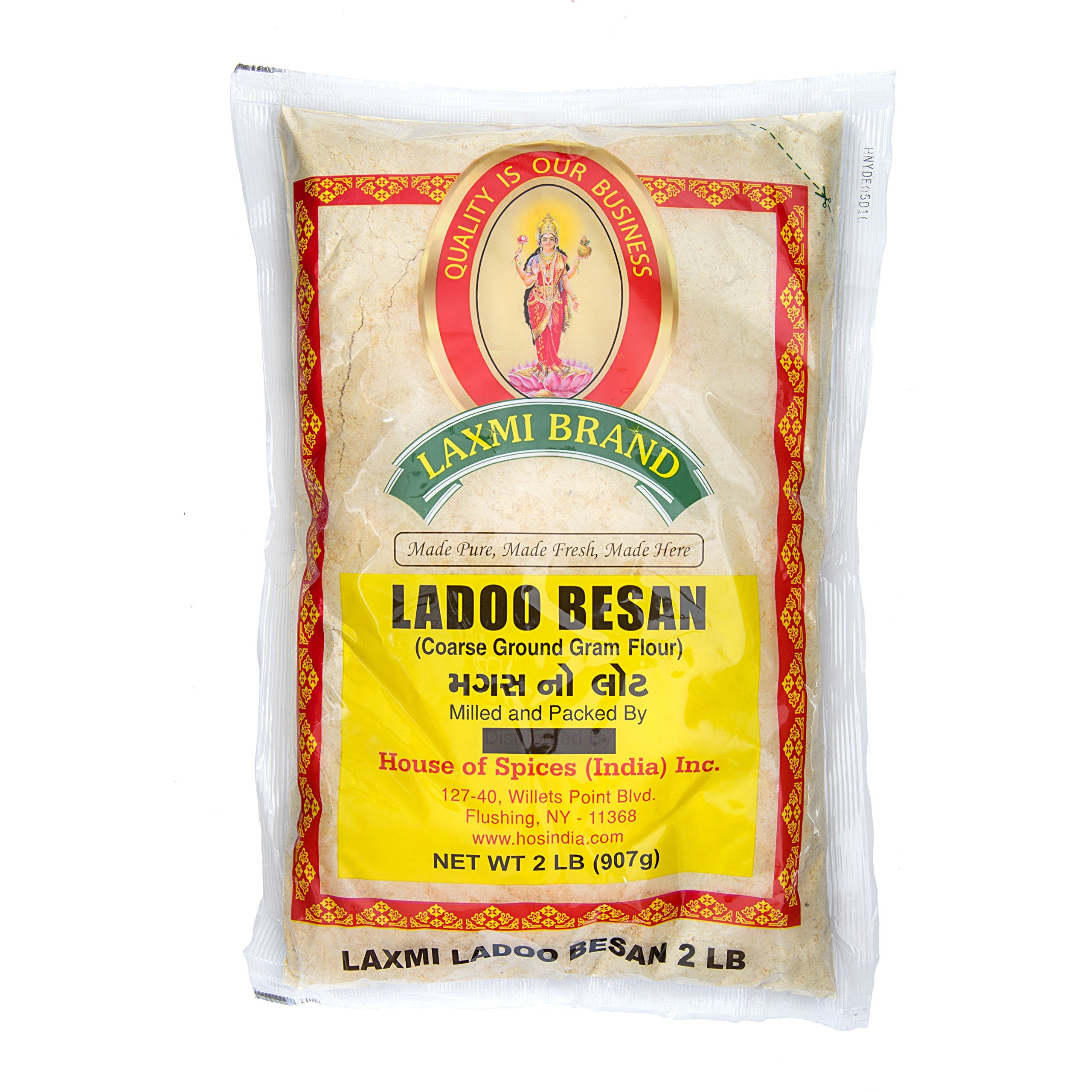 Laxmi Freshly Milled Ladoo Besan Flour (Gluten-Free) - 2lb