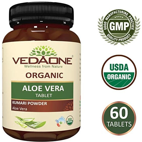 leveren heroïne Verouderd Buy Online Vedaone Organic Aloe Vera Capsules 60 cap - Zifiti.com 1101446