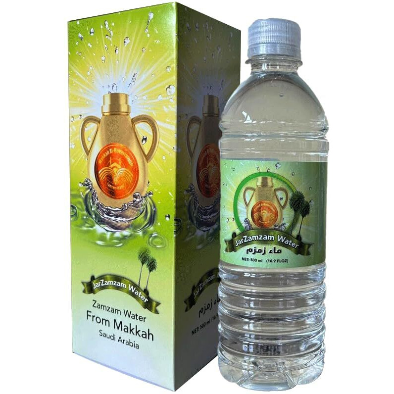 Mecca Zamzam Drinking Water 500ml/16.5 fl.oz. 12 Bottles
