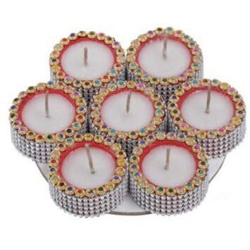 S.T Wax Diya 7pc 1.75inch 280