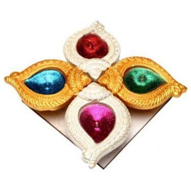 S.H Wax Diya 4pc 3.75inch 248