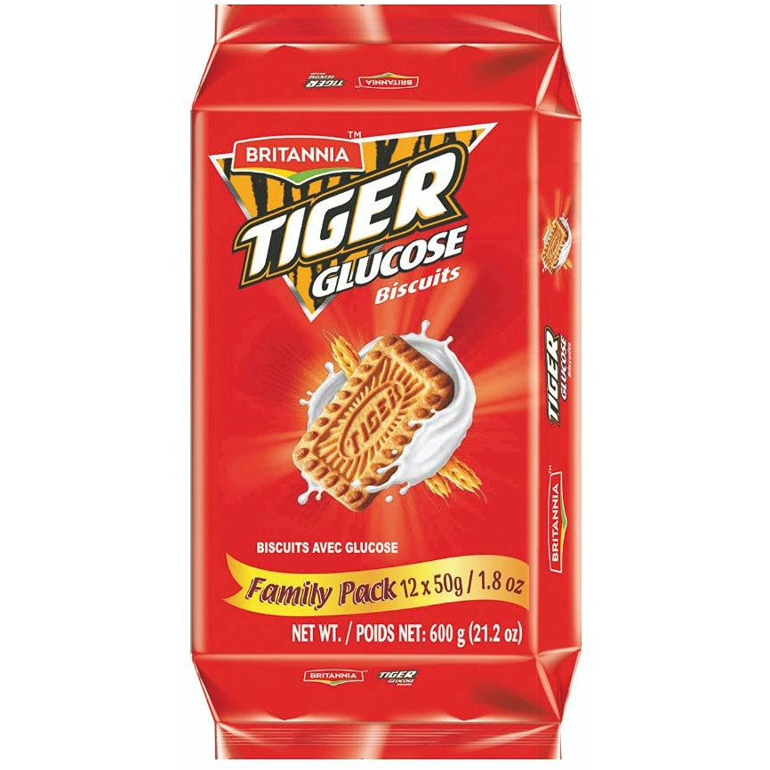 Britannia Tiger Glucose Biscuits 12 x 50 gm