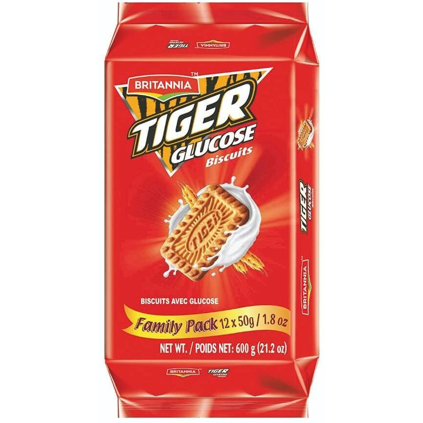 Britannia Tiger Glucose Biscuits 12 x 50 gm