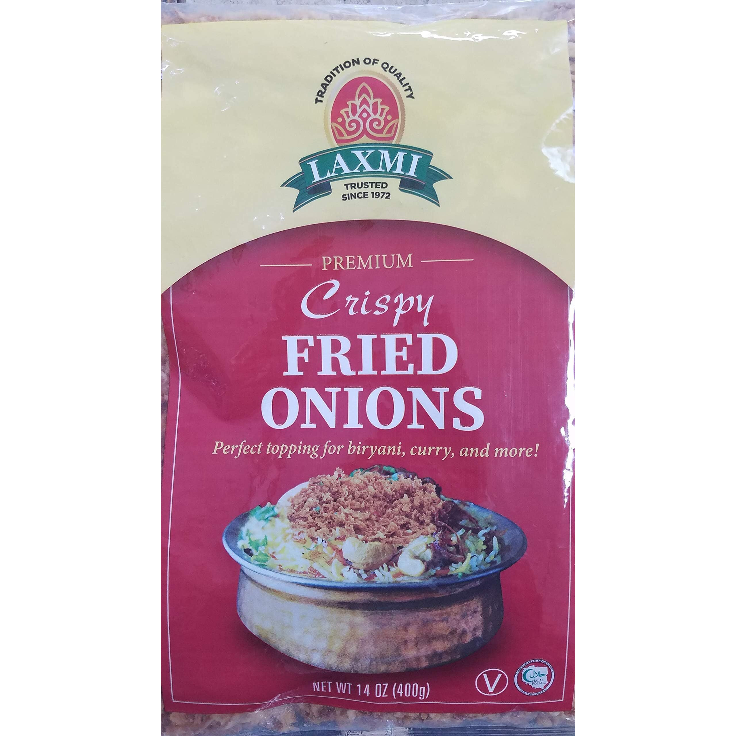 Laxmi Crispy Fried Onions 400 gm