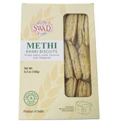 Swad Khari Biscuits Methi (fenugreek) 180gm