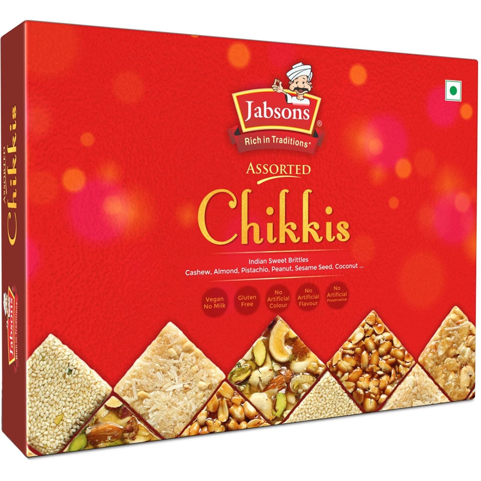 Jabsons Assorted Chikkis 900 gm.